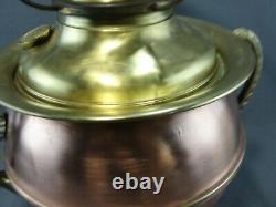 Antique Oil to Electric Bradley & Hubbard B&H Lamp Conversion Milk Glass 1905