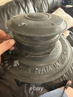 Antique Old Rare C. T Ham Mfg No 9 Globe Street Oil Lantern Lamp Light USA