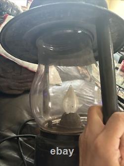 Antique Old Rare C. T Ham Mfg No 9 Globe Street Oil Lantern Lamp Light USA