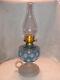 Antique Opalescent Coin Dot Finger Oil Lamp