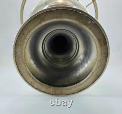 Antique Original Rayo Center Draft Kerosene Oil Lamp with Flame Spreader 1885