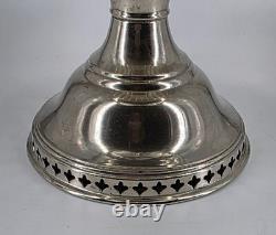 Antique Original Rayo Center Draft Kerosene Oil Lamp with Flame Spreader 1885