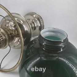 Antique Original Rayo Center Draft Kerosene Oil Lamp with Flame Spreader 1885