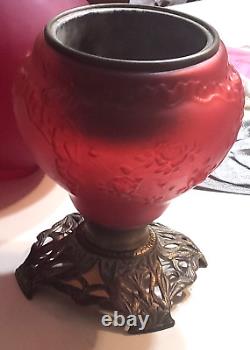 Antique PLB&G CO PITTSBURGH LAMP & GLASS CO SUCCESS OIL LAMP 25