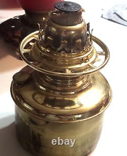 Antique PLB&G CO PITTSBURGH LAMP & GLASS CO SUCCESS OIL LAMP 25