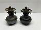 Antique P&A Victor Oil Lamp Fonts + Burner for bracket lamp Threads 3/4 Mini