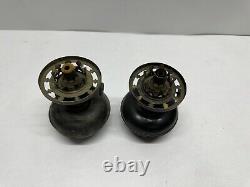 Antique P&A Victor Oil Lamp Fonts + Burner for bracket lamp Threads 3/4 Mini