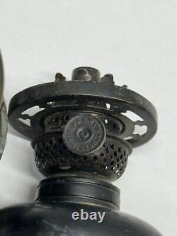 Antique P&A Victor Oil Lamp Fonts + Burner for bracket lamp Threads 3/4 Mini