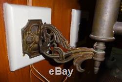 Antique Pair Of Wall Sconce Argand Oil Lamps Solar Astral