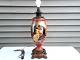 Antique Parlor Banquet GWTW Kerosene Oil Lamp c1890s ELECTRIFIED Gorgeous