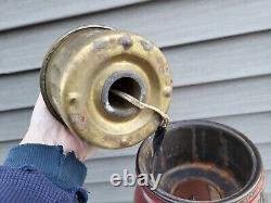 Antique Parlor Banquet GWTW Kerosene Oil Lamp c1890s ELECTRIFIED Gorgeous