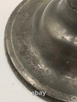 Antique Pewter (Whale) Oil Lamp RARE