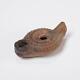 Antique Possibly Ancient Byzantine Roman Terracotta Oil Lamp 3.5l 2.25w