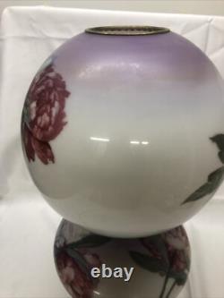 Antique QUEEN ANNE No 2 Gone With the Wind Style Oil Lamp Converted To Electric