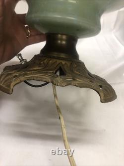 Antique QUEEN ANNE No 2 Gone With the Wind Style Oil Lamp Converted To Electric