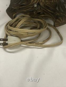 Antique QUEEN ANNE No 2 Gone With the Wind Style Oil Lamp Converted To Electric