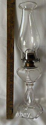 Antique QUEEN HEART / SWEETHEART Stunning Kerosene Oil Lamp BING Burner