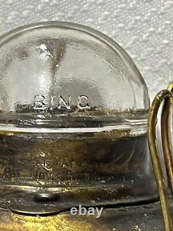 Antique QUEEN HEART / SWEETHEART Stunning Kerosene Oil Lamp BING Burner