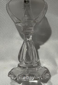 Antique QUEEN HEART / SWEETHEART Stunning Kerosene Oil Lamp BING Burner