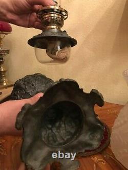 Antique Rare Metal Kerosene Oil Lamp Matador Brenner 15