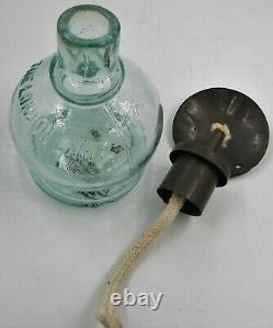 Antique & Rare Miniature THE LONDON LAMP Oil Fluid with Burner, Wick & Reflector
