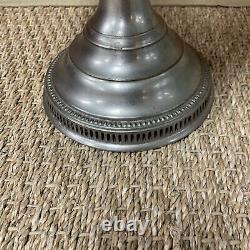Antique Rayo Oil Kerosene Lamp Green Cased Glass Shade Center Draft Wick. V280