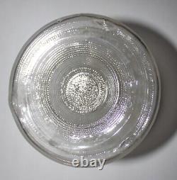 Antique Reproduction Oil Lamp Ensemble 4-1/2 Diameter Base X 17-3/4 Tall