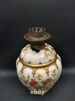 Antique Royal Worcester Oil Lamp