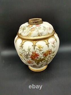 Antique Royal Worcester Oil Lamp