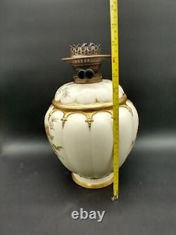 Antique Royal Worcester Oil Lamp