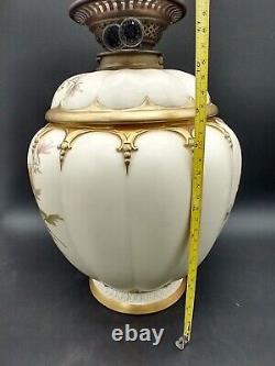 Antique Royal Worcester Oil Lamp