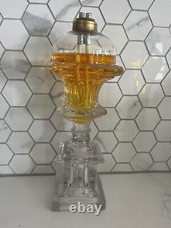 Antique Sandwich Oil Lamp From 1800's