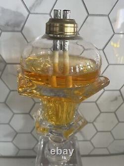 Antique Sandwich Oil Lamp From 1800's