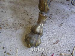 Antique Solid Brass Extension Piano Oil Lamp