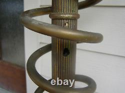 Antique Solid Brass Extension Piano Oil Lamp