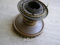 Antique Solid Brass Extension Piano Oil Lamp