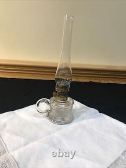 Antique THE LITTLE FAVORITE IMPROVED Miniature Oil Lamp Acorn Burner