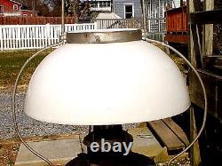 Antique The Rochester Country Store Hanging Oil Lamp 35'' Tall