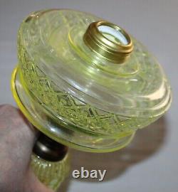 Antique Thousand Eye Oil Lamp Vaseline Oil Stand Lamp Glows For #2 Burner
