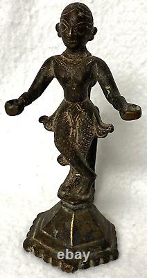 Antique Tibetan Bronze Oil Lamp, Museum Quality! 6, Cast, Snake Handlereal, Gift