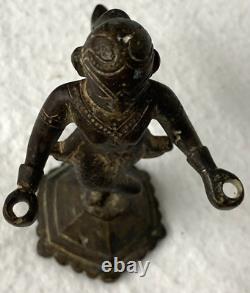 Antique Tibetan Bronze Oil Lamp, Museum Quality! 6, Cast, Snake Handlereal, Gift