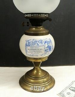 Antique Toy Store Display Advertising OIL LAMP Victorian Musical Instrument Sign