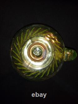 Antique Uranium Oil Finger Lamp