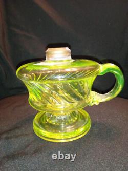 Antique Uranium Oil Finger Lamp