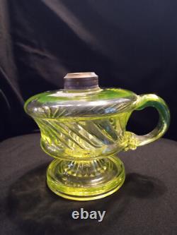 Antique Uranium Oil Finger Lamp