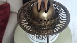 Antique Veritas Lamp Works Oil Lamp With Duplex Burner 26 EXCEPTIONAL