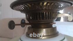 Antique Veritas Lamp Works Oil Lamp With Duplex Burner 26 EXCEPTIONAL