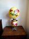 Antique Very Large Parlor Hand Painted Gone with the Wind Oil Lamp Non-Converted
