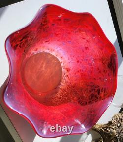 Antique Victorian Era Ruby Glass Oil Lamp, Converted Electric, Stunning Detail