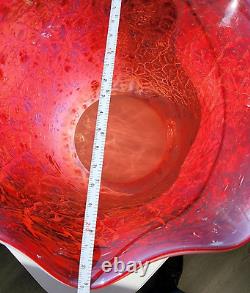 Antique Victorian Era Ruby Glass Oil Lamp, Converted Electric, Stunning Detail
